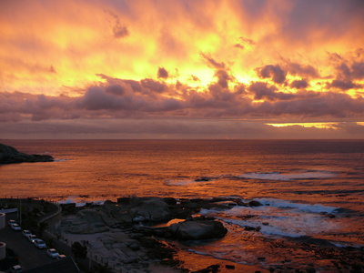 Sonnenuntergang in der Table Bay