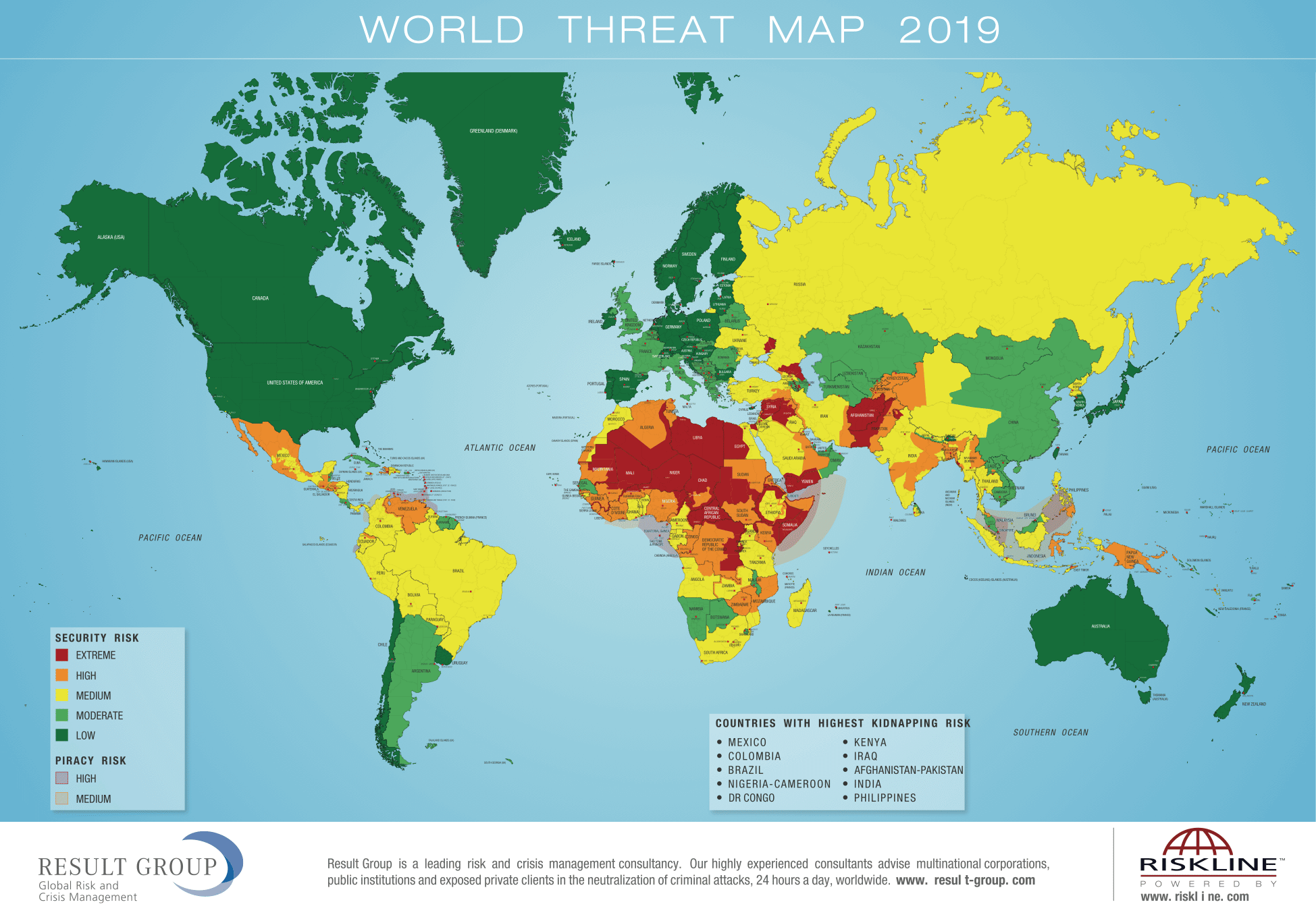 World Threat Map 2019