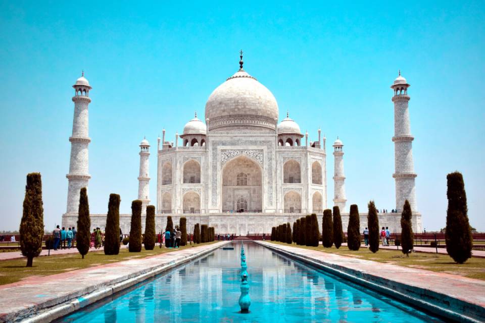 Top 3 unter den Denkmälern weltweit: Das Taj Mahal