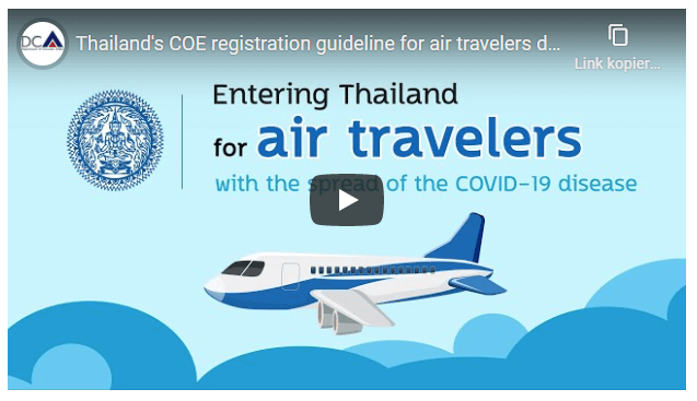 Einreisebestimmungen für Thailand