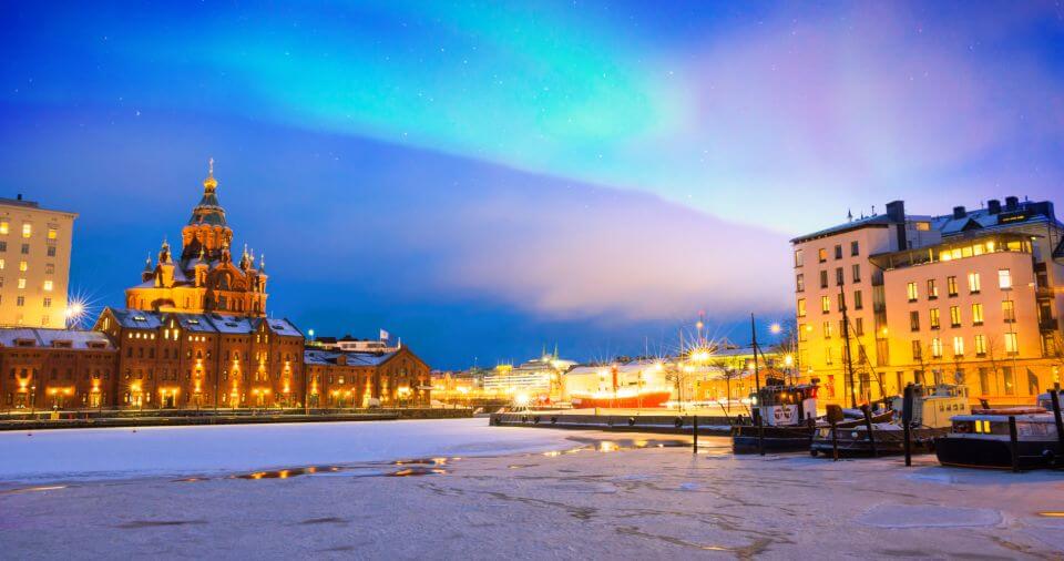 Helsinki lockt mit 16,5 Schneetagen pro Monat