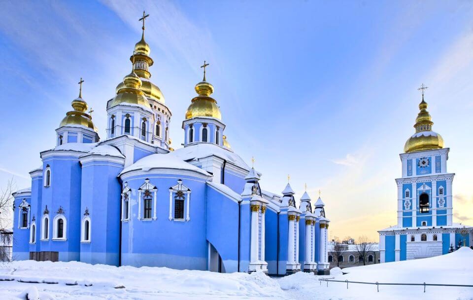 Ganze 16 Schneetage pro Monat kann Kiew vorweisen